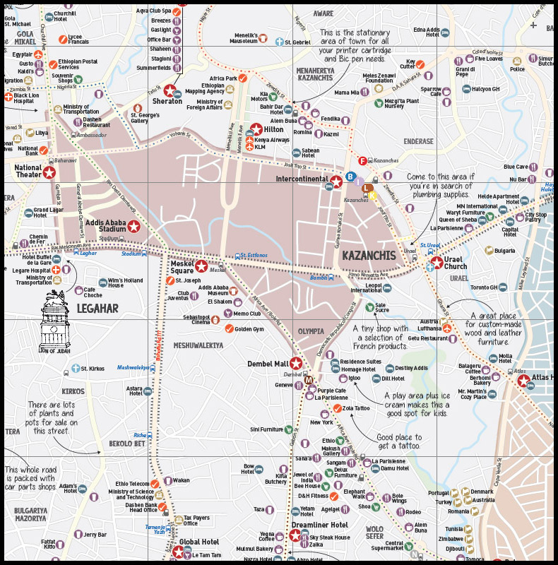 Addis Ababa On Africa Map - Map of world